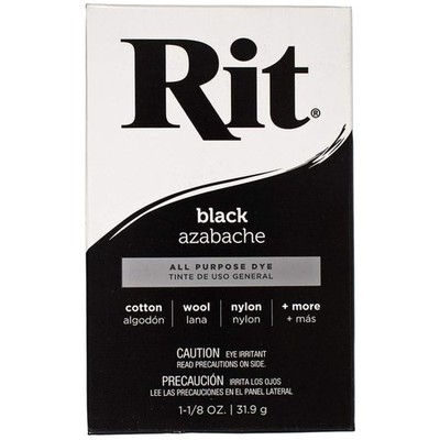 All Purpose Rit Dye Powder - Black 6 Pack