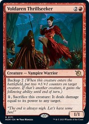 Voldaren Thrillseeker #171 March of the Machine MTG Rare