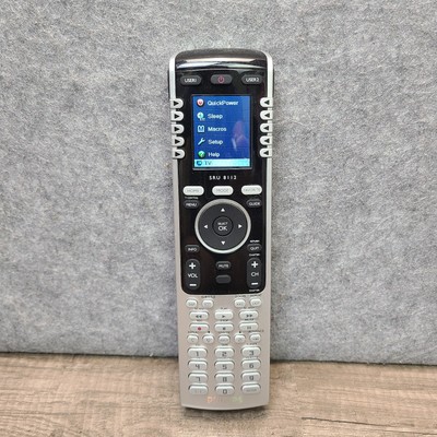Philips SRU-8112 Universal Remote Control Programable Features W/ Color Screen