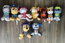 Paw Patrol Plush Toys bundle lot set Spin Master TY beanie baby dogs 9 
