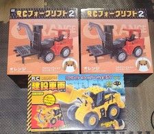 Carrello elevatore radiocomandato 2 arancione e verde mare set di 2 + veicolo...