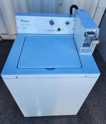 WHIRLPOOL COIN OPERATED TOP LOAD WASHER MODEL CAE2745FQ1 SN