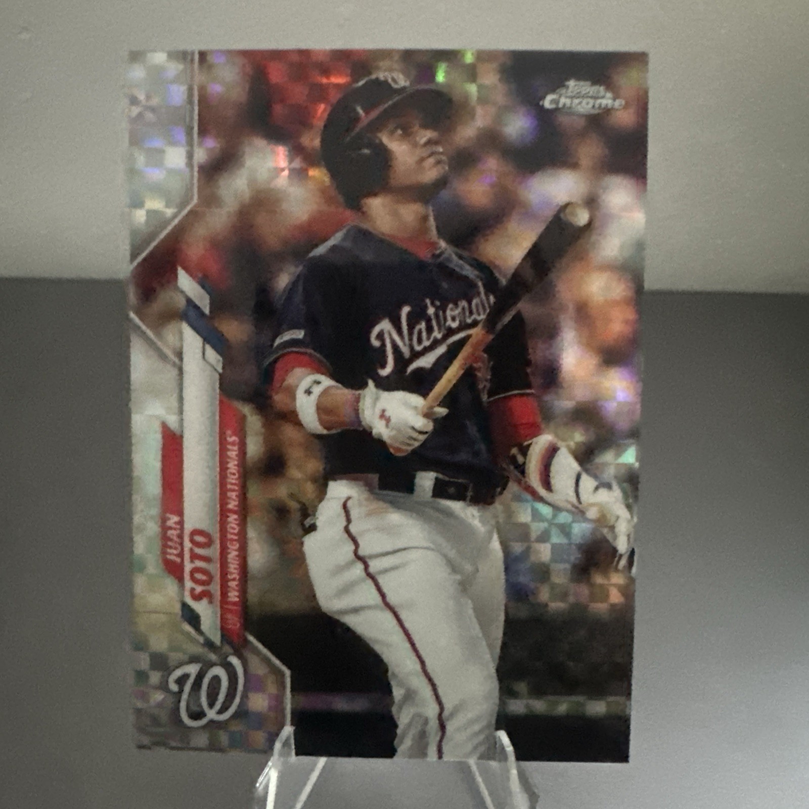 2020 Topps Chrome #12 Juan Soto X-Fractor Refractor