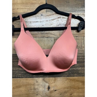 Soma Vanishing 360 Wireless Bra Rose Pink 36C 570218151 Seamless Back Smoothing