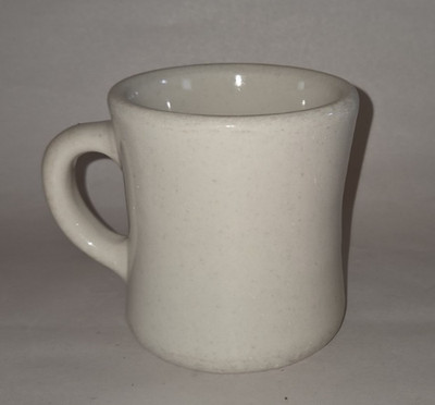 Victor Restaurant Ware White Mug Coffee Cup 6 oz Keeps Coffee Warm Long Time