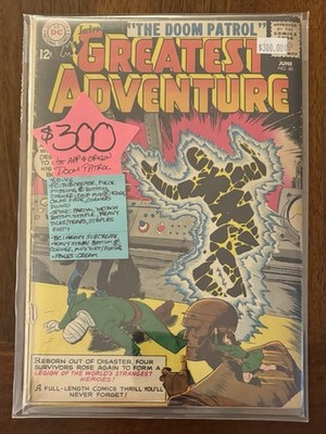 My Greatest Adventure #80 4.0 DC Comics 1963 1st Appearance Of Doom Patrol
