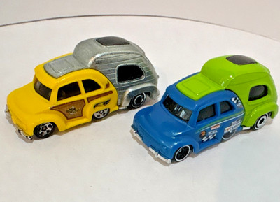 Hot Wheels RV There Yet? 2-Car Lot 1:64 Die Cast Camper Cars 2019 & 2024
