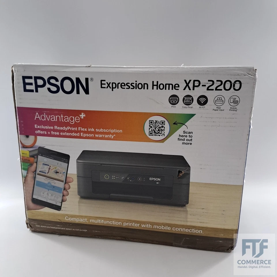 Epson Expression Home XP-2200 3-in-1 Tinten-Multifunktionsgerät Druck, Scan, Kop - Bild 3 von 4