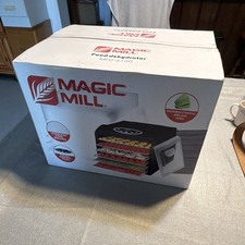 Deshidratador de alimentos Magic Mill MFD-6100 600 W panel digital temporizador de 6 bandejas 48 horas