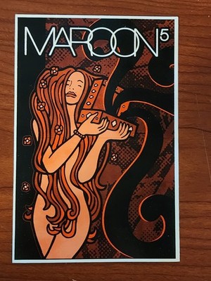 Maroon 5 Songs About Jane  Promo Sticker 2002