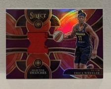 2024 Panini Select WNBA Selective Swatches Purple Prizm /49 Erica Wheeler #SW-EW