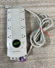 ITW LINX M8KSU Surgegate 8 Outlet AC Surge Protector - TESTED - CLEAN