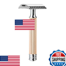 MÜHLE TRADITIONAL R41 Double Edge Open Comb Safety Razor Men Barbershop Quality