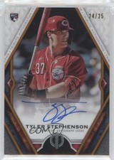 2021 Topps Tribute Tribute Auto Orange 24/25 Tyler Stephenson #TA-TS Auto 07d9