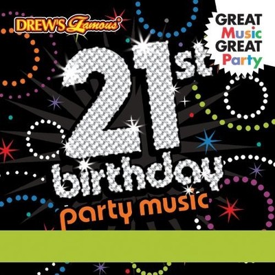 21ST Birthday Party Music By The Hit Crew On Audio CD Album Black 2021 Brand New
