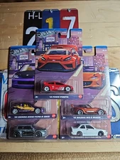 Hot Wheels Silver Series Compact Kings (GDG44) Set of Five Cars