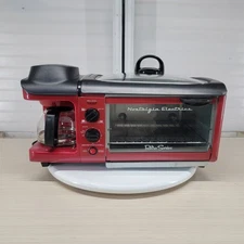 Nostalgia Electrics Retro Series 3-in-1 Breakfast Station Coffee Oven Griddle