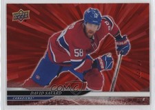2024-25 Upper Deck Extended Series Outburst Red 17/25 David Savard #573 1tf5