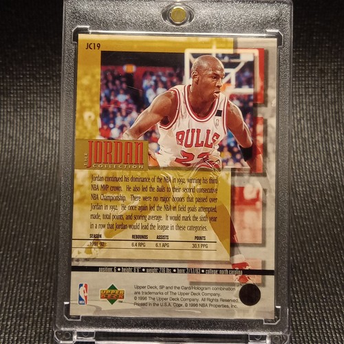 1995-96 Upper Deck - Insert the Jordan Collection Michael Jordan JC19 NICE! 🏀🐐 - Picture 2 of 2