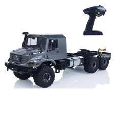 JDM-218A 1/14 6X6 RC Off Road Tractor Truck Model 2Speed Gearbox Brushed Motor