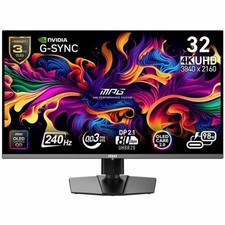 MSI MPG 322URX 31.5" UHD 3840x2160 240Hz 0.03ms QD-OLED Gaming Monitor