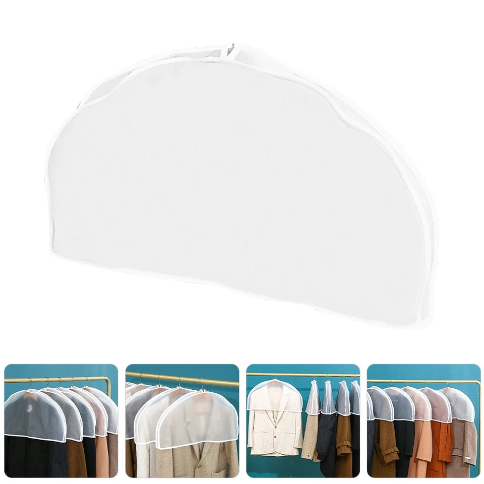  6 Pcs Staubbedeckte Schulterabdeckung Kleidersack Lang Reisen Anzugbezüge - Bild 4 von 4
