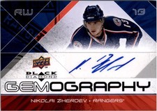 2008-09 Black Diamond Gemography #GNZ Nikolai Zherdev Auto - HKY