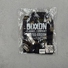 Dixxon Shirt Mens Large Black Gold Button Up The 1876 Party Limited NEW