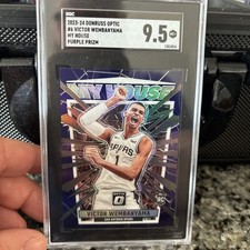 2023-24 Panini Donruss Optic - My House Victor Wembanyama #6 Purple Prizm (RC)