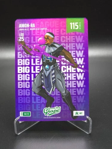 Amon-Ra St. Brown Bo Jackson Battle Arena Big League Chew Alt Purple NSCC SP