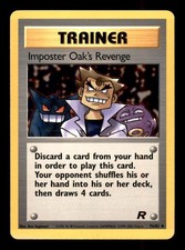 IMPOSTER OAK'S REVENGE 76/82 UNLIMITED POKEMON TEAM ROCKET MP on eBay