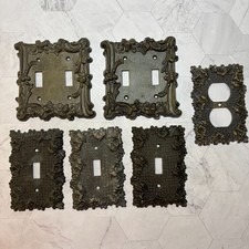 Vintage Switch Covers M C Co. Metal Light Lot...