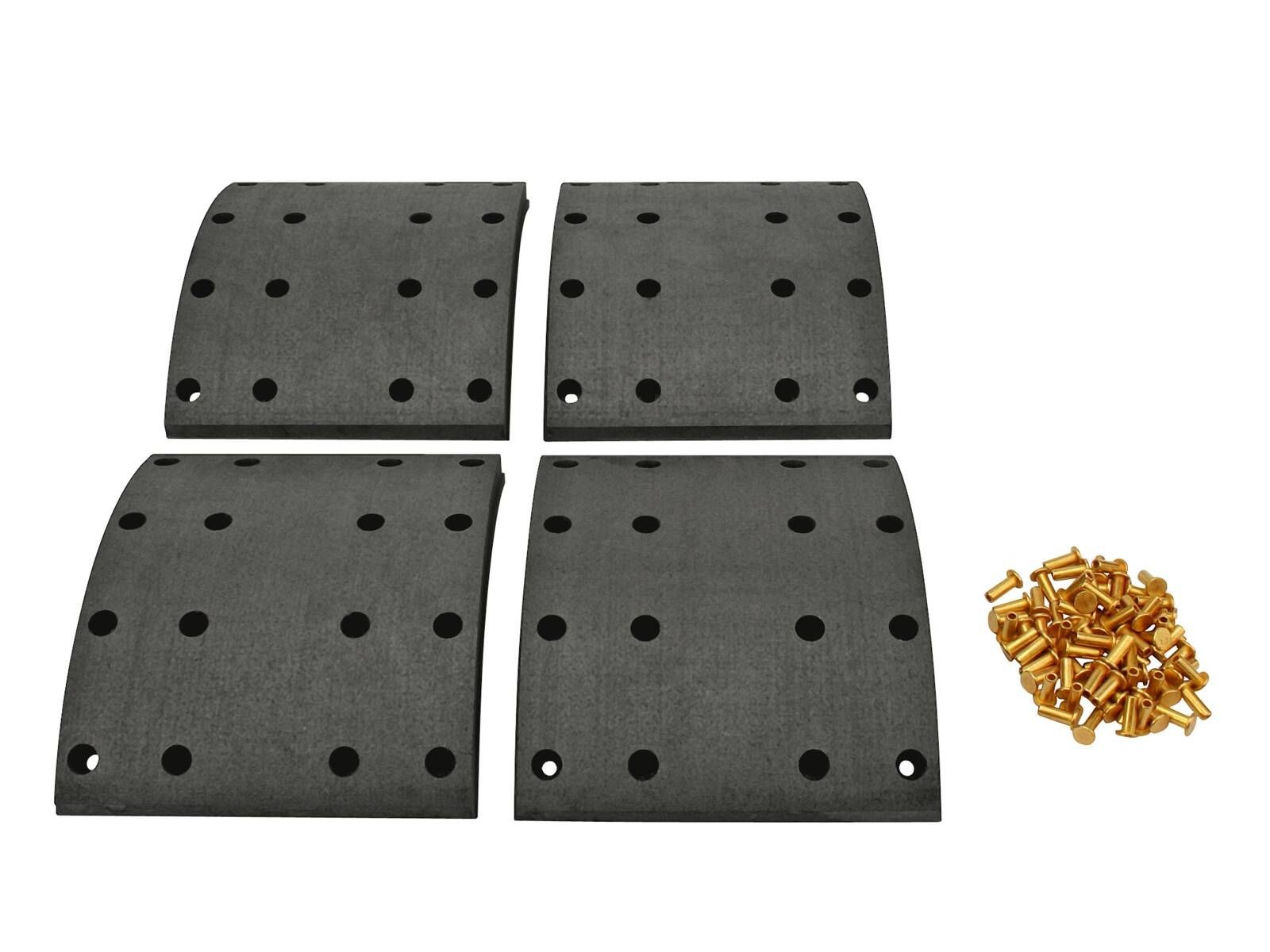 Garnitures de frein à tambour DT Spare Parts 1.35000 kit essieu complet pour remorque routière