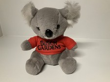 Peluche giocattolo morbido vintage Bush Gardens Koala Bear 1991 8"