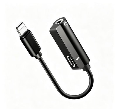 Charge and Listen Simultaneously Splitter Adapter (3.5mm + USB-C)