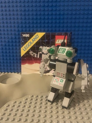 LEGO 1498 Spy-Bot Robot Vintage 1987 Classic Space Complete Set w/ Instructions