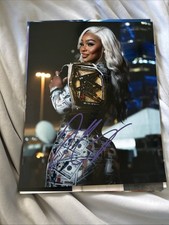 Jade Cargill Signed Autograph WWE 8x10 Photo Wwe Diva