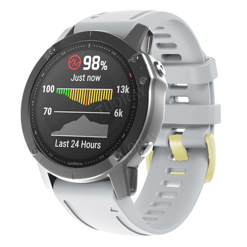20mm Quickfit Smart Watch Band for Garmin Fenix 7S 6S Pro 5S Plus Silicone Strap - Picture 26 of 96