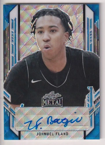JOHNUEL FLANO 2022-23 LEAF METAL BASKETBALL AUTOGRAPH AUTO CARD #D 08/30