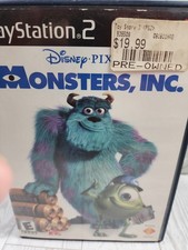 Monsters, Inc. (Sony PlayStation 2, 2002) No Manual Tested Working
