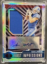 2023 PANINI ILLUSIONS SAM LAPORTA RPA /199 FIRST IMPRESSIONS ROOKIE AUTO LIONS