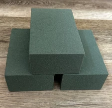 FLOFARE Pack of 3 Floral Foam Blocks Each (5.5"L x 3.1"W x 1.7"H) (R)