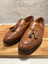 Allen Edmonds Pembrooke Shoes Men’s Sz 10 D Brown Tassel Loafers Leather Slip On