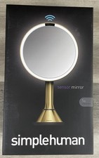 Simplehuman ST3061 Sensor Mirror with Touch-Control Brightness - Gold
