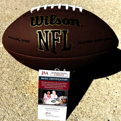 LARRY IZZO Patriots SIGNED NFL Football JSA COA Dolphins | eBay