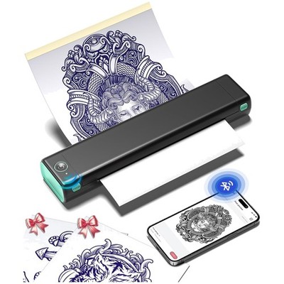 M08F Wireless Tattoo Stencil Printer Kit