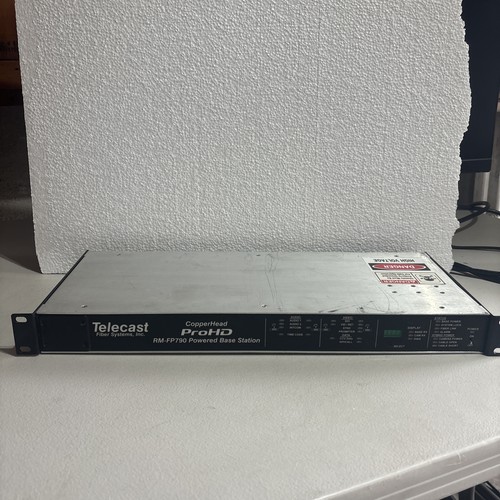 CopperHead ProHD RM-FP790 Powered Base Station - Rackmountable Untested Turns On