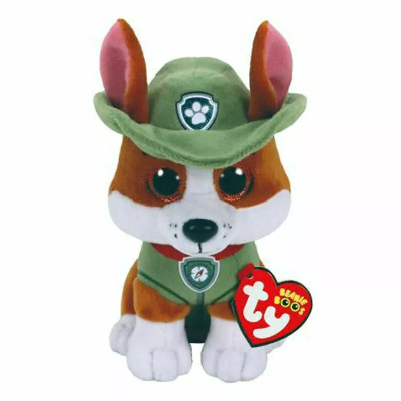 1pc 15cm TRACKER Paw Patrol Rescue Dog Cute Pup Stuffed Soft