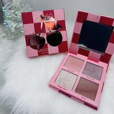 CIATÉ LONDON Cherry Bomb Blush and Highlighter Palette in Light Medium
