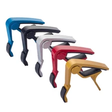 5PCS Guitar Capo Aluminum Alloy Replacement Portable Clip On Guitar Tuner